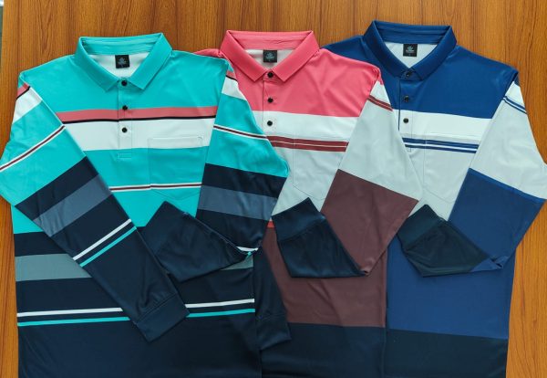 3 pcs china full sleeve polo shirt combo -5