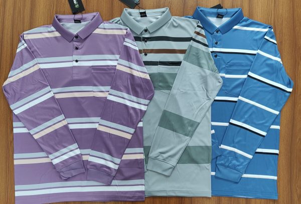 3 pcs china full sleeve polo shirt combo -8